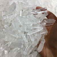 Venta al por mayor natural claro lemurian de duro varita de curación de cristal de cuarzo punto metafísica