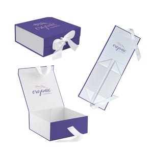 Boîte-<span class=keywords><strong>cadeau</strong></span> de luxe 13X10X5 pouces <span class=keywords><strong>grande</strong></span> boîte-<span class=keywords><strong>cadeau</strong></span> d'impression personnalisée avec couvercles magnétiques pour la boîte de cadeaux d'anniversaire contient la <span class=keywords><strong>carte</strong></span>, le ruban - Product Image 6