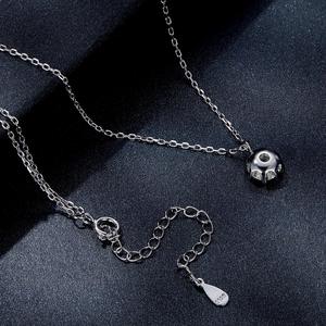 Bijoux de mariage fins 925 argent Sterling couleur D Vvs Moissanite Solitaire femmes fiançailles pendentif collier - Product Image 5