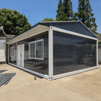 Villa préfabriquée modulaire personnalisée XH, maison avec salle de bain, douche, armoires de cuisine, maison préfabriquée moderne, panneaux sandwich en acier