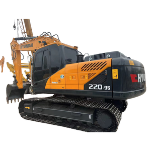 Excavadoras hidráulicas de orugas usadas Hyundai 220-9 s grandes de buena calidad 22ton 220-9 excavadoras de cubo de segunda mano - Product Image 1