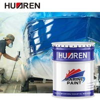 Peinture pour bateaux Huaren, revêtement liquide époxy haute résistance, résistant aux chocs, résistant aux produits chimiques, application au pinceau pour les navires commerciaux