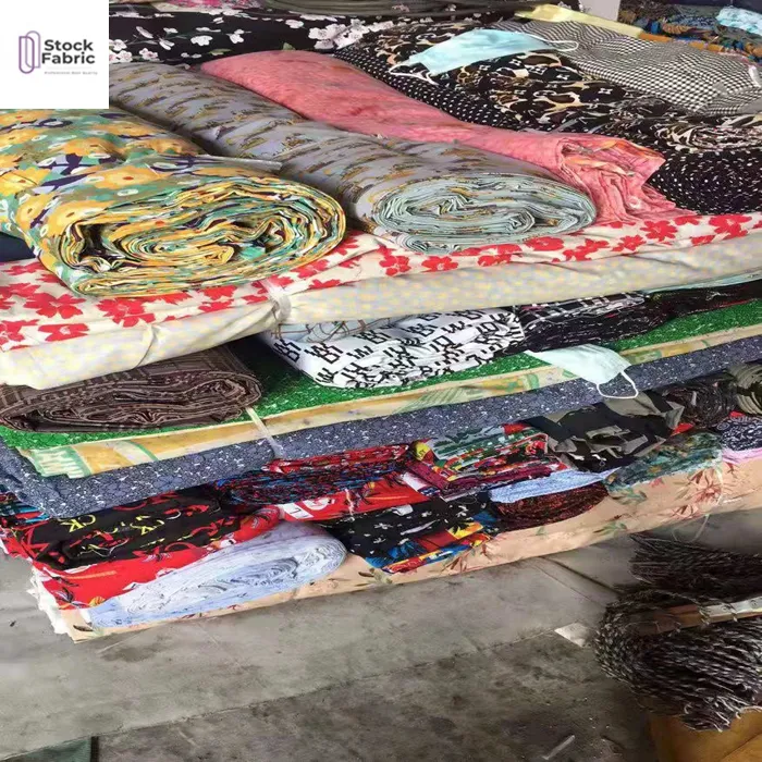 핫 잘 팔리는 100% 면 컷 pieces print fabric stock fabric in China