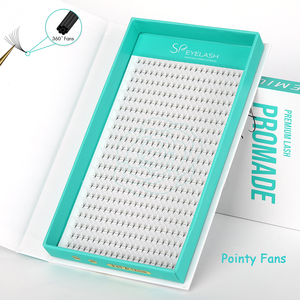 Sp Lông Mi Bán Buôn 3D 5D 12D Màu Đen Giả Chồn Lông Mi Nhà Cung Cấp Trước Khi Thực hiện Fan Point Cơ Sở Premade Khối Lượng Fan Lông Mi Lash Mở Rộng - Product Image 2