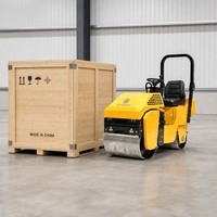 Compacteur vibrant autoporté Honda GX390 13HP 20kN 70Hz 700/540mm 790kg pour asphalte et sol