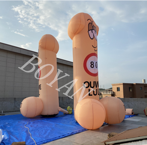 BOYAN-pene inflable gigante para publicidad, 3,5 m de alto, color plateado - Product Image 2