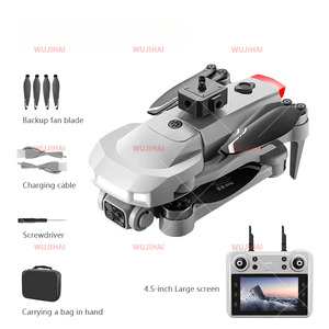Drone Quadricottero E8 <span class=keywords><strong>Pro</strong></span> WIFI FPV con Telecamera HD 4K 1080P Grandangolare, Mantenimento dell'Altitudine, Droni RC Pieghevoli - Product Image 4