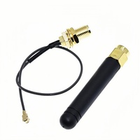 Antenne externe sans fil en caoutchouc étanche SW-26040101, interface WiFi, antenne 3.8dBi 915mhz avec câble UFL