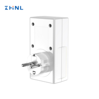 Ménage d'affichage électronique français sous et plus de 230V 16A Rail Din protecteur de protection de tension réglable à réinitialisation automatique