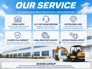Popular Selling 1.8 Ton Mini Excavator Agriculture Orchard Garden Diesel Small Digger All Terrain Rubber Crawler <b>Micro</b> Bagger - Product Image 4