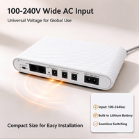 Mini UPS POE-532E, tension de sortie multiple 5V/9V/12V/24V, pour caméras de vidéosurveillance et appareils réseau Wi-Fi