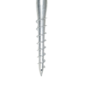 Hot-<b>Dipped</b> Galvanized No Dig Ground Screw Pile for Foundation Support - Product Image 4