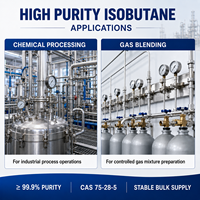 Isobutane de haute pureté CAS 75-28-5 99,9 %, directement de l'usine, pour le traitement chimique, le mélange de gaz, approvisionnement stable en vrac