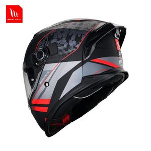 Casco de Motocicleta Integral Unisex Español MT con Alerón Aerodinámico, ABS, Ventilado para Verano, Todas las Estaciones, Liberación Rápida, DOT/ECE - Product Image 3