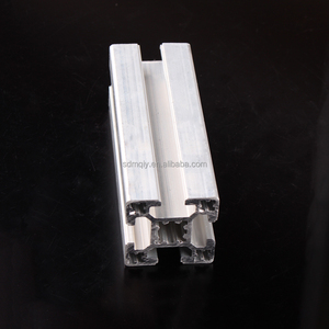 Profilé d'extrusion en aluminium série 6000 T5 anodisé pour cadre de porte et fenêtre industrielle, profil en T <span class=keywords><strong>100x100</strong></span> avec service de pliage - Product Image 3
