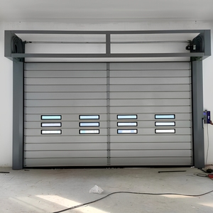 Porte à enroulement industrielle automatique à grande vitesse en aluminium, sur mesure, vente en gros d'usine - Product Image 1