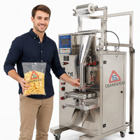 Machine d'emballage automatique verticale pour chips de banane, de plantain et de pommes de terre, avec gaz azote 50g