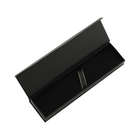 Cajas de bolígrafos de regalo vacíos Kraft marrones al por mayor con revestimiento UV de laminación mate en relieve para bolígrafos