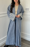 Robe musulmane YKA026 pour femmes, vêtements islamiques, hijabs, abaya traditionnelle brodée de haute qualité, vêtements traditionnels