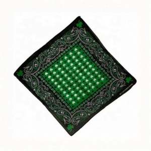 Pañuelo Cuadrado de Algodón 100% con Logotipo Personalizado, Estilo Hip Hop, Pañuelo Mágico, Pañuelo para Ciclismo, Pañuelo Étnico - Product Image 4