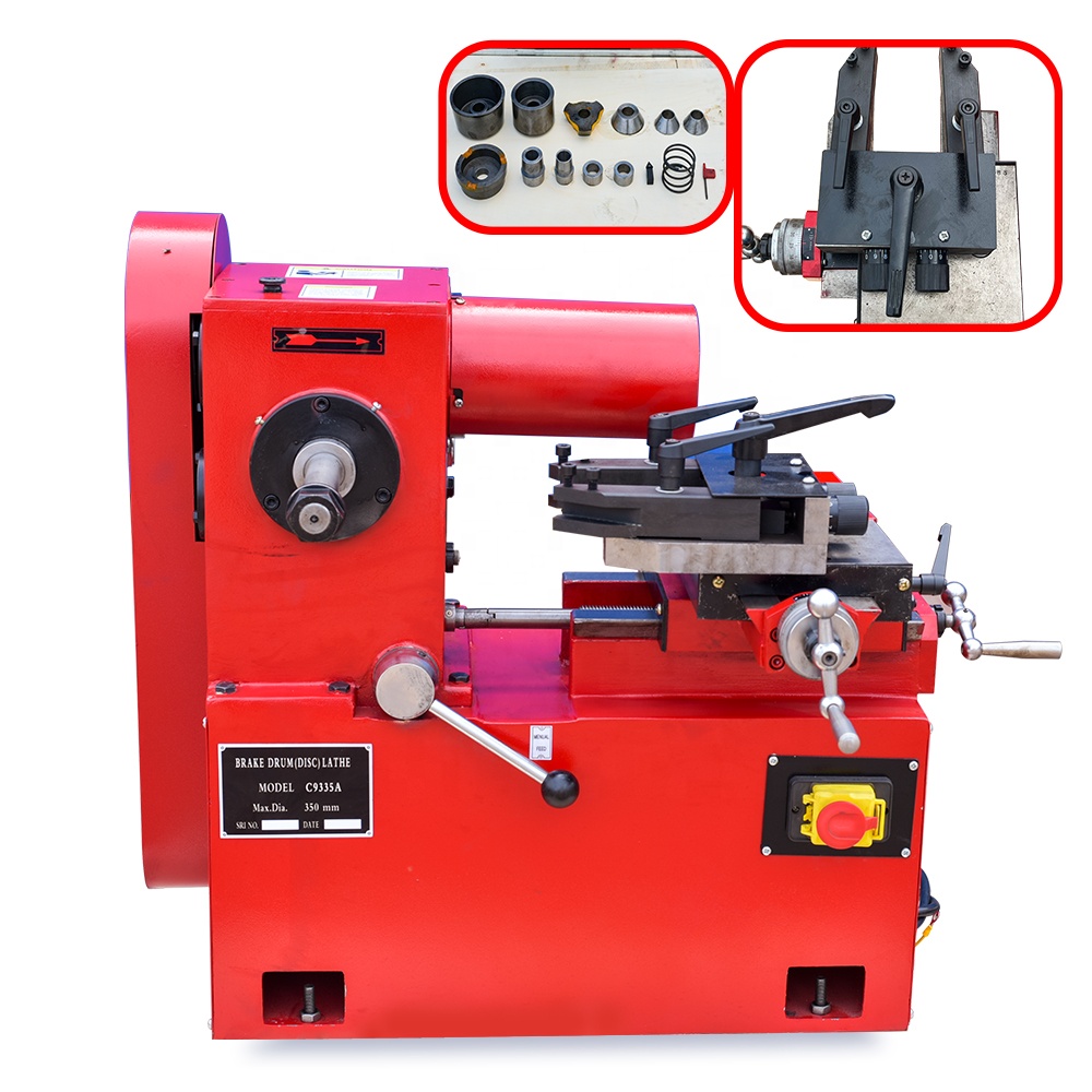 Металл маленький автомобильный тормоз дисковый барабан обработка тормозов токарный станок C9335A C9335