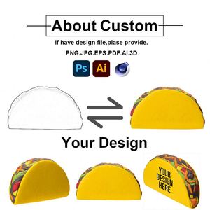 High Quality PU Foam Taco Shape Stress Reliever Toy <b>Ball</b> for 5 to 7 Years Old with Customized Logo Unisex Customizable Design - Product Image 6