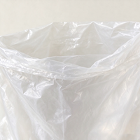 Sac plat ouvert en LDPE résistant à l'humidité et à la poussière, multi-usages pour l'emballage de pièces industrielles