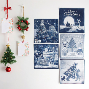 Kit de cyanotype sur le thème de Noël, best-seller transfrontalier, film de Noël original, ensemble complet, papier <span class=keywords><strong>photo</strong></span>, DIY fait main - Product Image 2