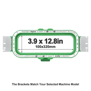 Aro Magnético MaggieFrame de 3.9x12.8 Pulgadas (100x320mm) para Máquinas de Bordar <span class=keywords><strong>Janome</strong></span> MB7, MB7S, <span class=keywords><strong>MB4</strong></span>, MB4S - Product Image 2