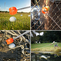 Outil de ramassage de balles de golf télescopique portable réglable durable Ramasseur de balles de golf OEM ODM Accessoires de golf