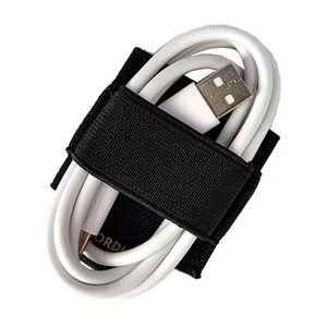 Tactical Hunting Belt Durable Nylon <b>Cord</b> Management Strap for Outdoor Gear and Headset - Product Image 2