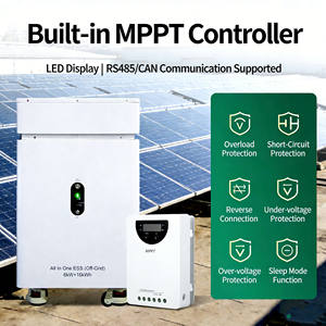 Sistema de Energía Solar <span class=keywords><strong>Fotovoltaica</strong></span> para el Hogar, Almacenamiento de Energía <span class=keywords><strong>Fotovoltaica</strong></span> Todo en Uno, Batería LiFePO4 de 15KWh, Inversor Residencial, Celdas de 5KW - Product Image 6