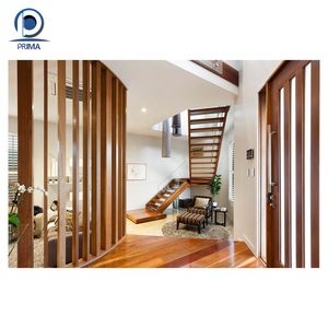 Prima Usine Offre Spéciale Résidentiel Intérieur Unique Métal Bois Bande de roulement Escaliers droits Mono Stringer <span class=keywords><strong>Escalier</strong></span> <span class=keywords><strong>Prix</strong></span> direct d'usine - Product Image 2