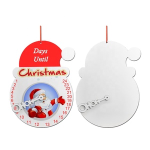 2024 fai da te con Logo personalizzato Babbo <span class=keywords><strong>Natale</strong></span> <span class=keywords><strong>giorni</strong></span> fino a quando l'ornamento di <span class=keywords><strong>Natale</strong></span> sublimazione in bianco calendario <span class=keywords><strong>per</strong></span> il conto alla rovescia di <span class=keywords><strong>Natale</strong></span> - Product Image 1