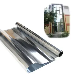 1.52*30m Gute Qualität Energiesparende Doppel Silber Dekorative Vinyl Wärmedämmung Gebäude Glas fenster tönung film für büro