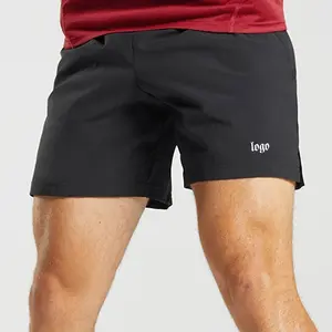Pantaloncini per uomo basket Custom Gym Fitness Sport elastico in vita Solid Short Athletic Mens Running Shorts