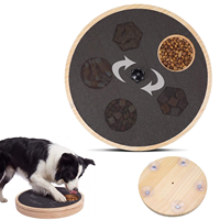 Tapis de grattage interactif pour chiens, à angle réglable, en bois remplaçable, écologique, autoportant
