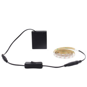 <span class=keywords><strong>Bande</strong></span> lumineuse <span class=keywords><strong>LED</strong></span> alimentée par batterie 50CM 1M 2M 3M Ruban adhésif lumineux SMD 5050 Boîte à piles Fonctionnant à piles <span class=keywords><strong>Bande</strong></span> <span class=keywords><strong>LED</strong></span> blanche - Product Image 1