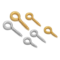Petits aiguilles à œillets, crochets, œillets filetés, fermoirs en acier inoxydable, crochets pour la fabrication de bijoux DIY et de perles
