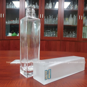 Huile d'olive givrée blanche carrée claire et vide <span class=keywords><strong>25cl</strong></span> bouteilles en <span class=keywords><strong>verre</strong></span> 250 ML d'huile - Product Image 6