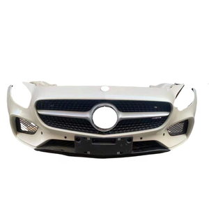 Kit de protection de pare-chocs avant Mercedes <span class=keywords><strong>GT</strong></span> X190 d'occasion, feux antibrouillard, matériau ABS noir, modèles AMG <span class=keywords><strong>GT</strong></span> C190, garantie de 6 mois, universel 100% - Product Image 4