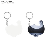 Llaveros de Bricolaje a Precio Económico, Impresión a Doble Cara, Etiqueta de Transferencia de Calor, Llavero de Aluminio en Blanco, Etiquetas para Perros, Llavero de Sublimación en Blanco de Moda