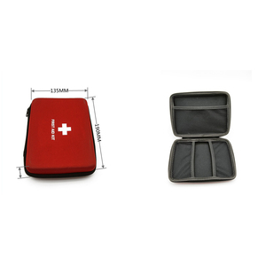 Trousse de premiers secours portable DF22, sac de rangement en tissu Oxford rouge avec symbole de croix blanche pour une utilisation en cas d'urgence, toutes saisons - Product Image 2