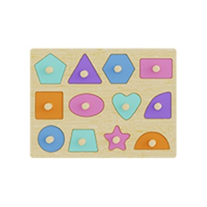Giocattolo Educativo per Bambini 0-3 Anni, Puzzle Montessori con Fori e Accessori <span class=keywords><strong>Fai</strong></span>-<span class=keywords><strong>da</strong></span>-<span class=keywords><strong>Te</strong></span> in Plastica - Product Image 5