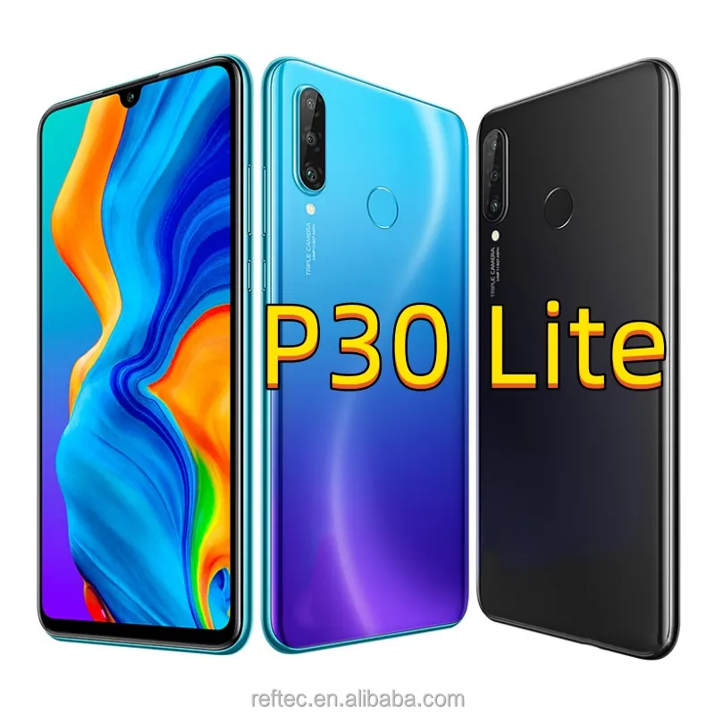 Globale Versie 6.15 Inch P30 Lite Originele 4 + 128Gb Ontgrendeld Tweedehands Telefoon 2e Mobiele Dual Sim Mobiel Voor Huawei P30 Lite