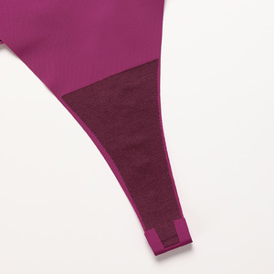 Tentación Sensual: Tanga Doble G-String Bordada Sin Costuras, de Una Sola Tira, de Talle Bajo, de Seda Helada Transpirable, Ropa Interior Femenina - Product Image 4