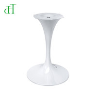 Table de salle à manger ronde pneumatique moderne avec piétement métallique robuste réglable, table de bistrot pour hôtel et restaurant