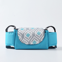 Sac de rangement pour poussette en tissu Oxford, portable, multifonction, organiseur de couches, organisateur universel suspendu pour poussette