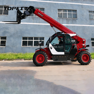 Chargeur télescopique TOPFIT TR730 4x4 avec godet de 1 m³, haute efficacité pour le stockage de matériaux et le travail en hauteur - Product Image 3