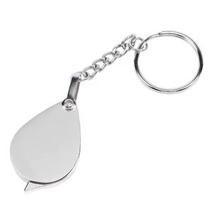 Mini Portable 10X pliant porte-clés loupe avec chaîne quotidienne main loupe verre outil Lupa cadeau - Product Image 6